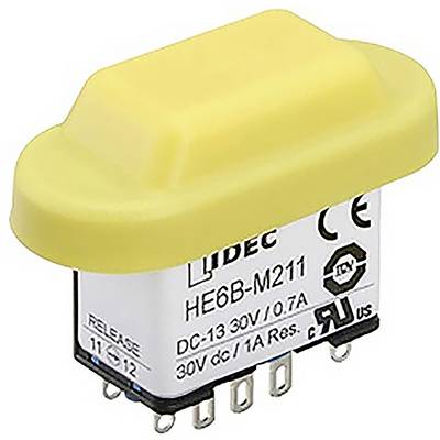 Idec HE6B Series, HE6B-M200Y Potvrzovací tlačítko, 1 ks-0
