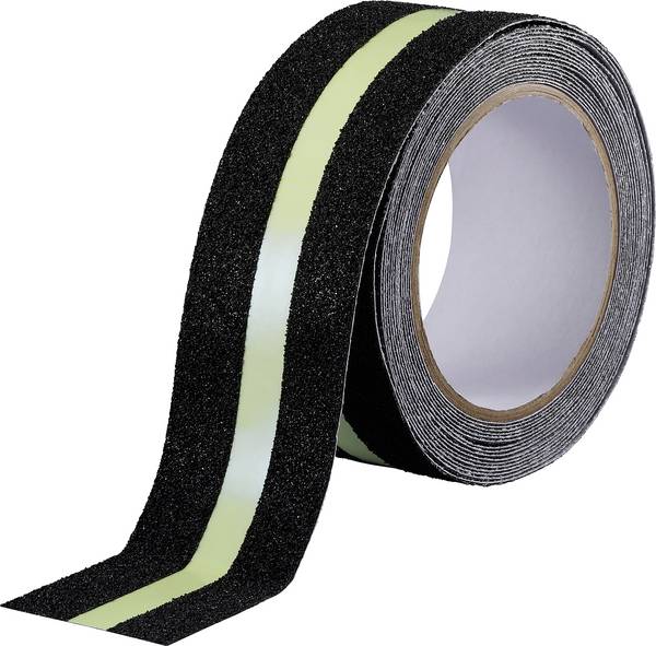 TOOLCRAFT  TO-10187130 protiskluzová páska Sugo černá, zelená (d x š) 10 m x 55 mm 1 ks