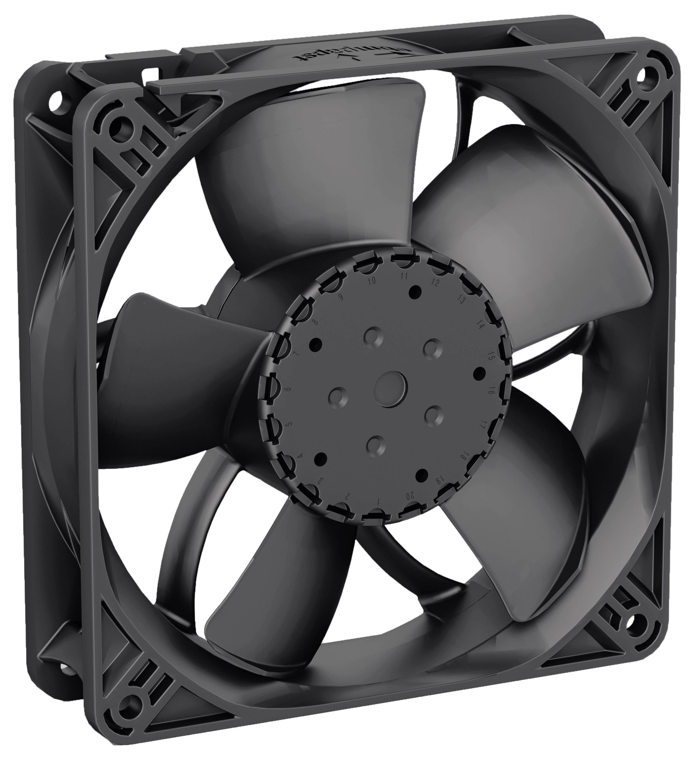 EBM Papst 4318NN axiální ventilátor, 48 V/DC, 187 m³/h, (d x š x v) 119 x 119 x 32 mm, 9293510723-0