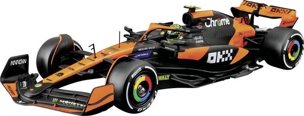 MaistoTech F1 McLaren MCL38 ´24 Miami Version #4 Norris 1:24 RC model auta elektrický, závodní auto, vč. akumulátorů a kabelu k nabíjení, 582359N