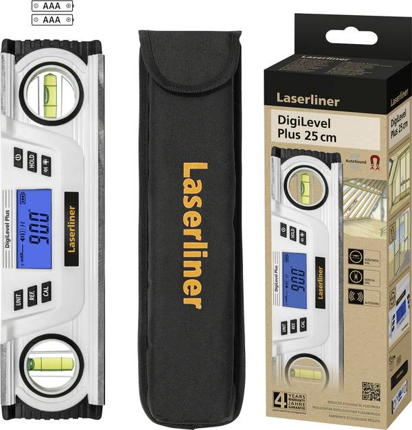 Laserliner DigiLevel Plus 25 081.249E digitální vodováha  s magnetem
