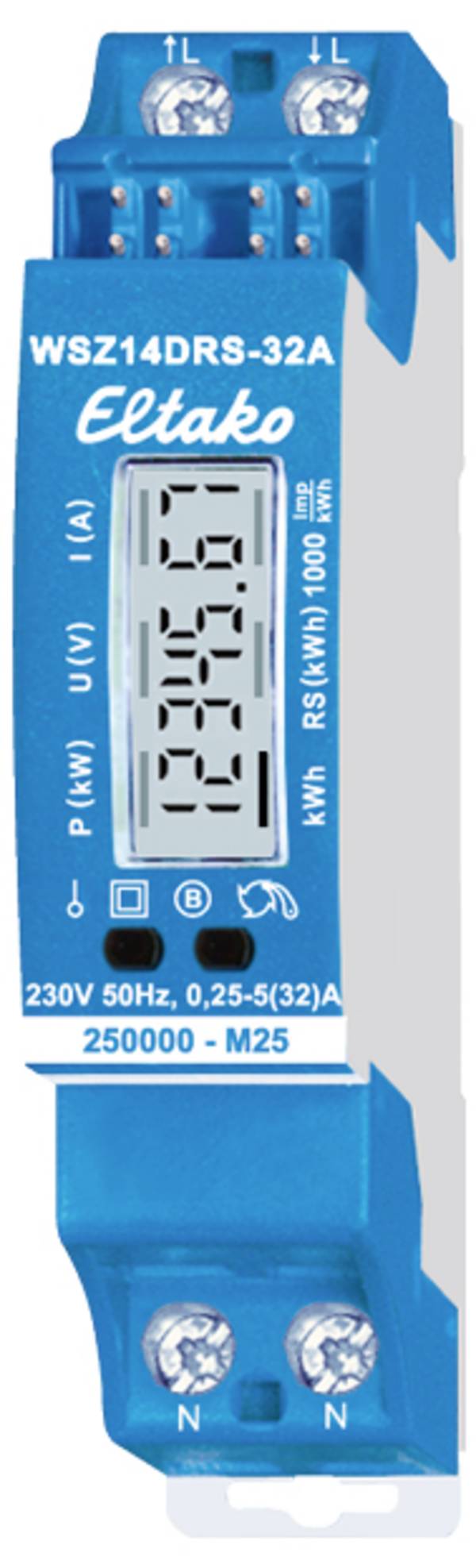 Eltako WSZ14DRS-32A 28032715 Jednofázový elektroměr digitální 5 A 1 ks