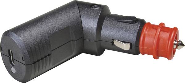 ProCar Úhlový nabíjecí konektor USB-C, PD/QC, 60 wattů    12 V, 24 V