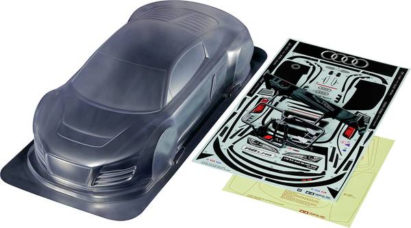 Tamiya 51754-000 1:10 karoserie Audi R8 LMS 2008  nelakovaná