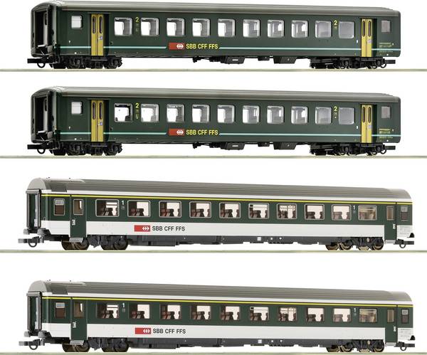 Roco 6200091 H0 sada 4 ks 2 „IR 1617“ SBB
