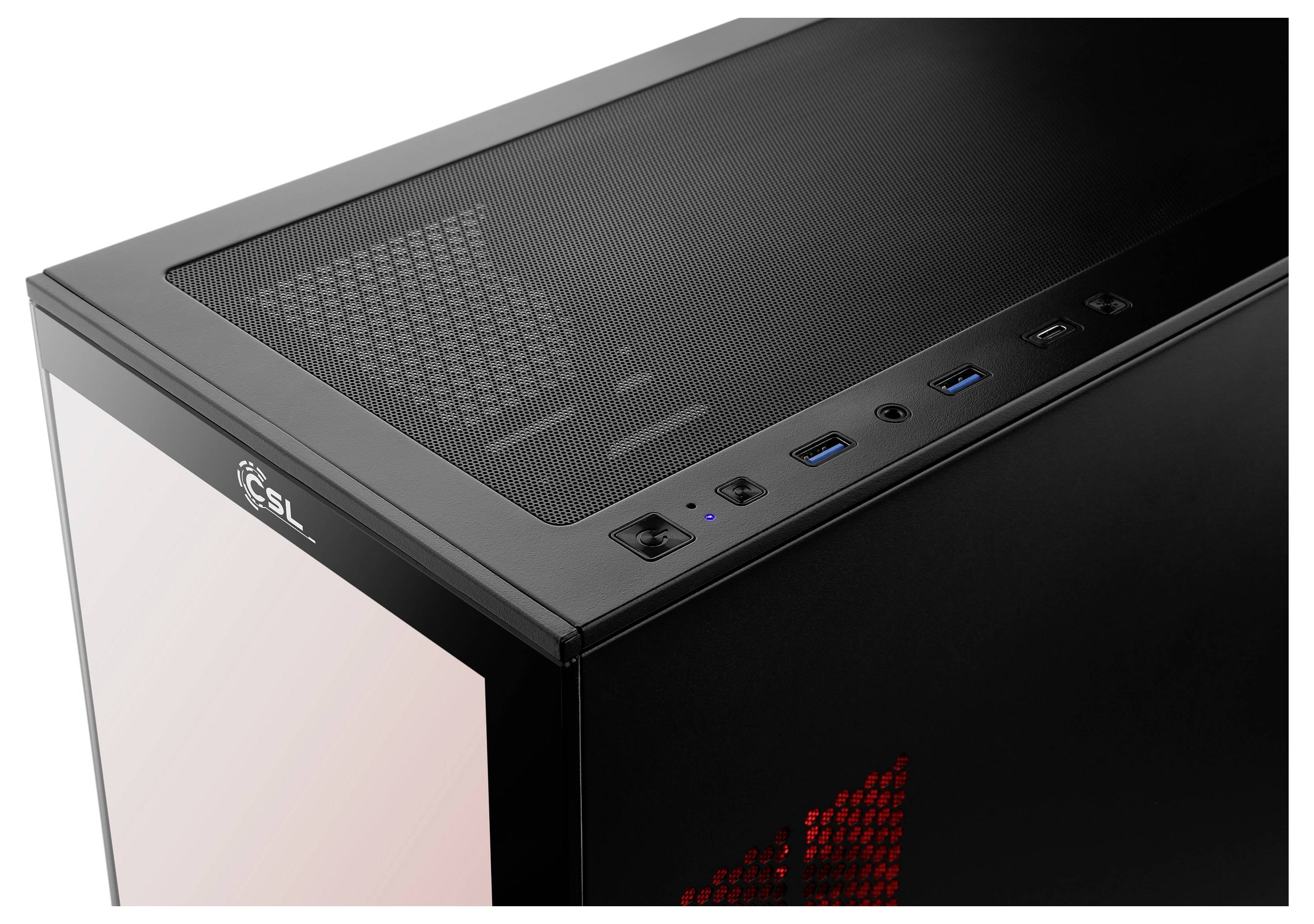 CSL Computer Gaming PC Gaming PC M11860H AMD Ryzen 7 9700X 5.5 GHz 32 GB RAM 2000 GB SSD Nvidia GeForce RTX™ 5070 12 GB -2