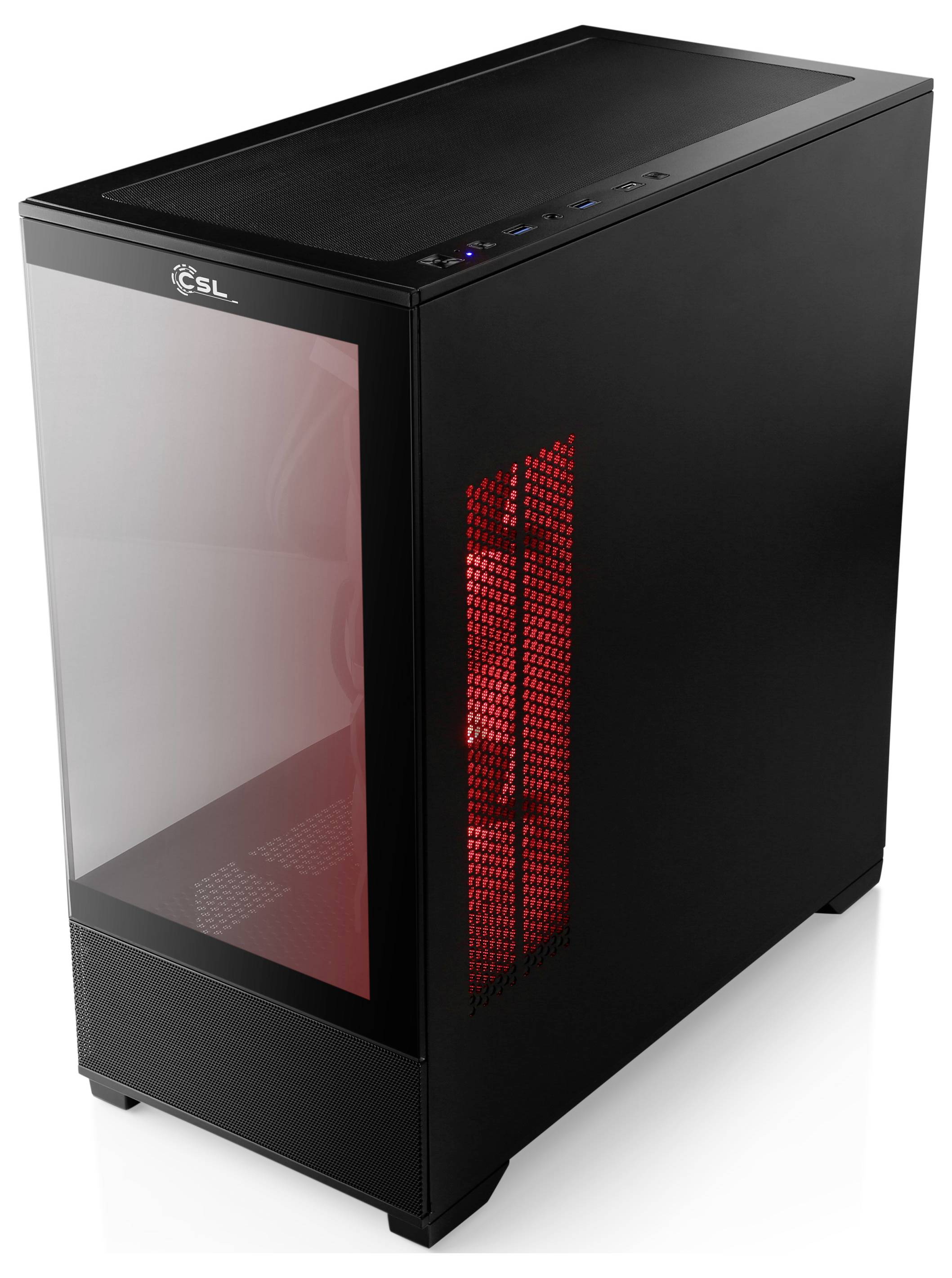 CSL Computer Gaming PC Gaming PC M11860H AMD Ryzen 7 9700X 5.5 GHz 32 GB RAM 2000 GB SSD Nvidia GeForce RTX™ 5070 12 GB -3