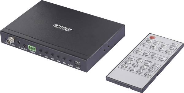 SpeaKa Professional SP-HDS-QMV200 4 porty HDMI quad rozbočovač s funkcí obraz v obraze 3480 x 2160 Pixel
