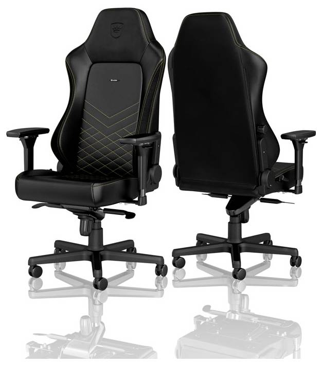 Dva černé ergonomické kancelářské židle s nastavitelnými opěrkami rukou a zády. Jedna ukazuje přední stranu, druhá zadní stranu.