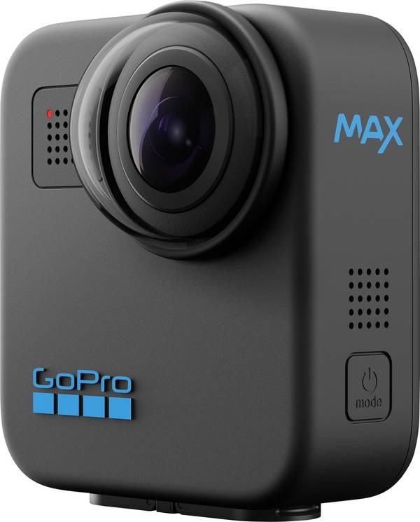 GoPro MAX 360 Sportovní outdoorová kamera 5,3 K, 4K, 2,7K, Full HD, Bluetooth, duální displej, dotyková obrazovka, odolné proti prachu, odolné proti vodě, Wi-Fi, časová prodleva, stabilizace obrazu, zpomalený pohyb