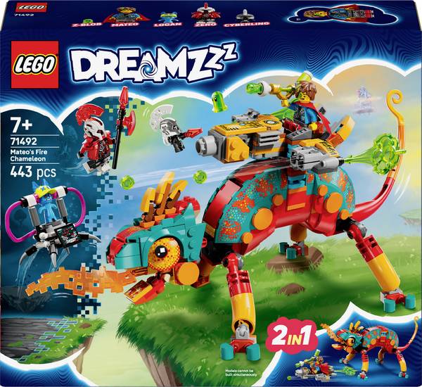71492 LEGO® DREAMZZZ Ohnivzdorný chameleon Mateos
