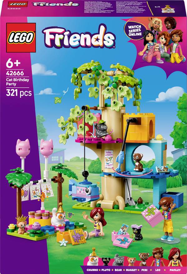 42666 LEGO® FRIENDS Městská turnata pro kočky a stromy