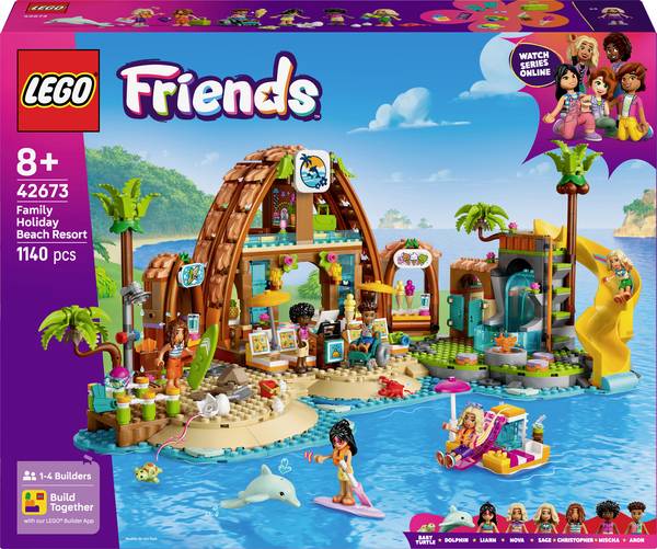 42673 LEGO® FRIENDS Rodinná dovolená na pláži