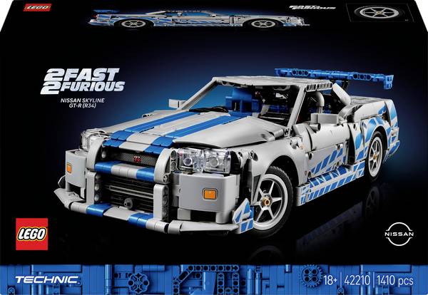 42210 LEGO® TECHNIC 2 Fast 2 Furious Nissan Skyline GT-R (R34) žihadlo