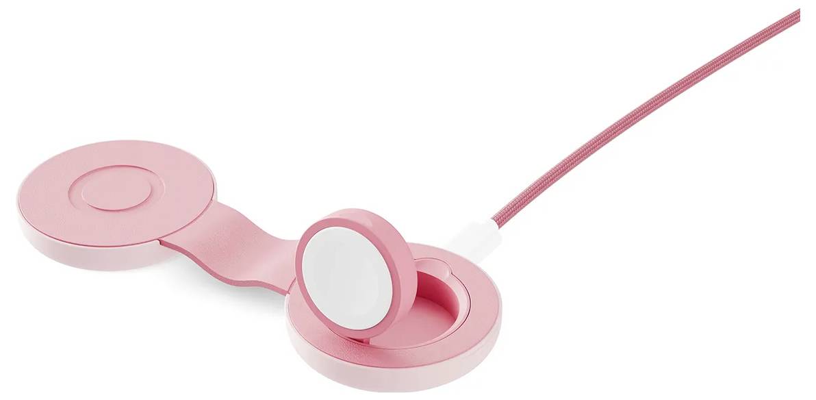 Twelve South bezdrátová indukční nabíječka 15 W TS-2431 TS-2431 Výstup USB-C® růžová-6
