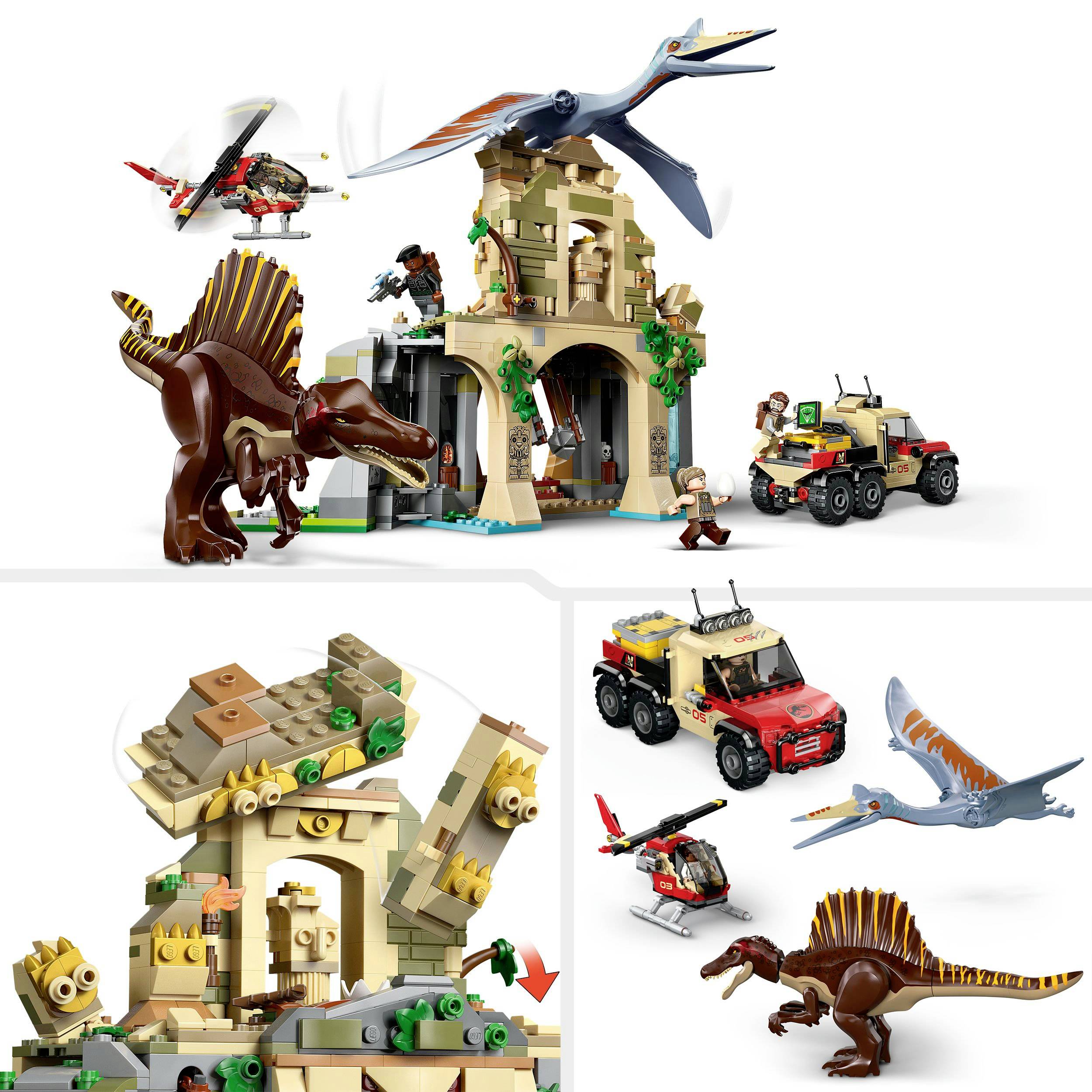 76976 LEGO® JURASSIC WORLD™ Pavouci & cetnallus: Vrtulník-5