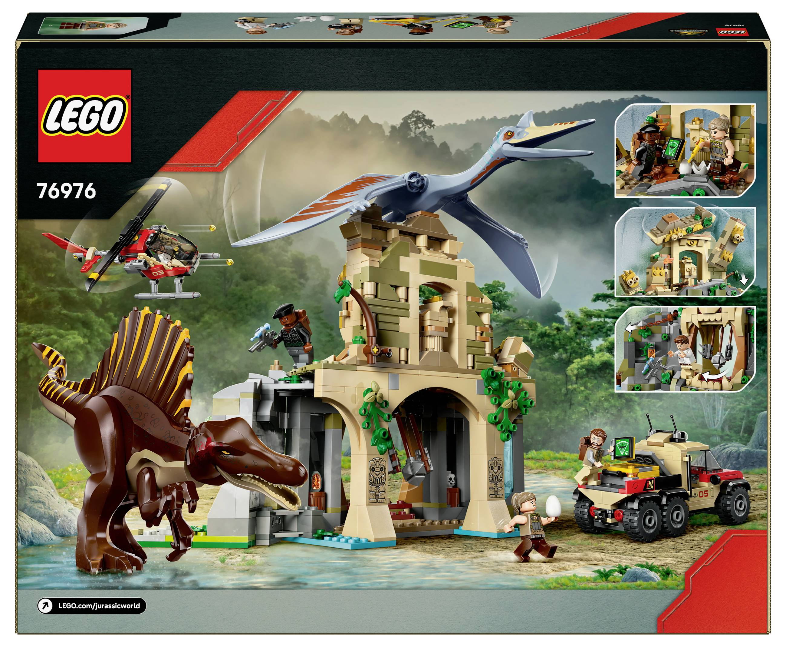 76976 LEGO® JURASSIC WORLD™ Pavouci & cetnallus: Vrtulník-2