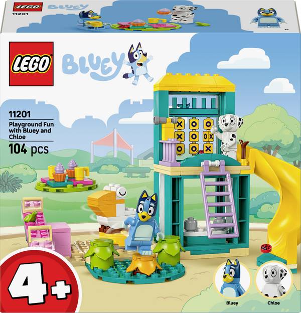 11201 LEGO® Bluey Bluey a Chloe na hrací ploše