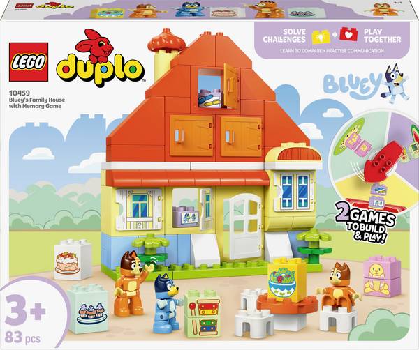 10459 LEGO® DUPLO Bluey Blueys rodinný dům s pamětí