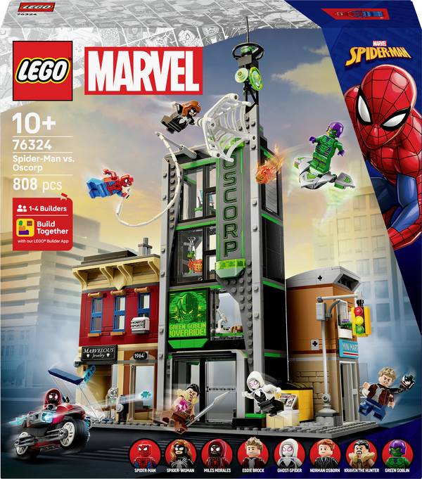 76324 LEGO® MARVEL SUPER HEROES Spider Man vs. OsCorp