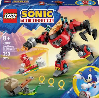 77005 LEGO® Sonic the Hedgehog Knucles vs. DR. Eggmans Egg Crusher Mech