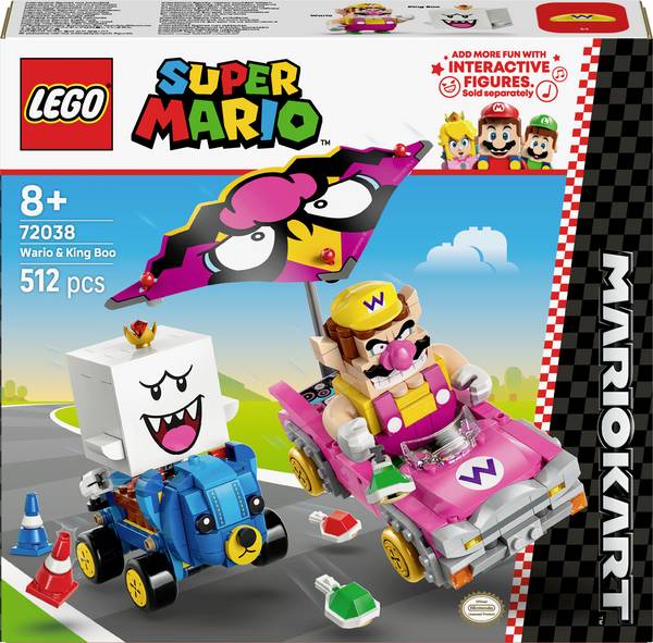 72038 LEGO® Super Mario™ Mario Kart™ – Wario & König Buu Huu