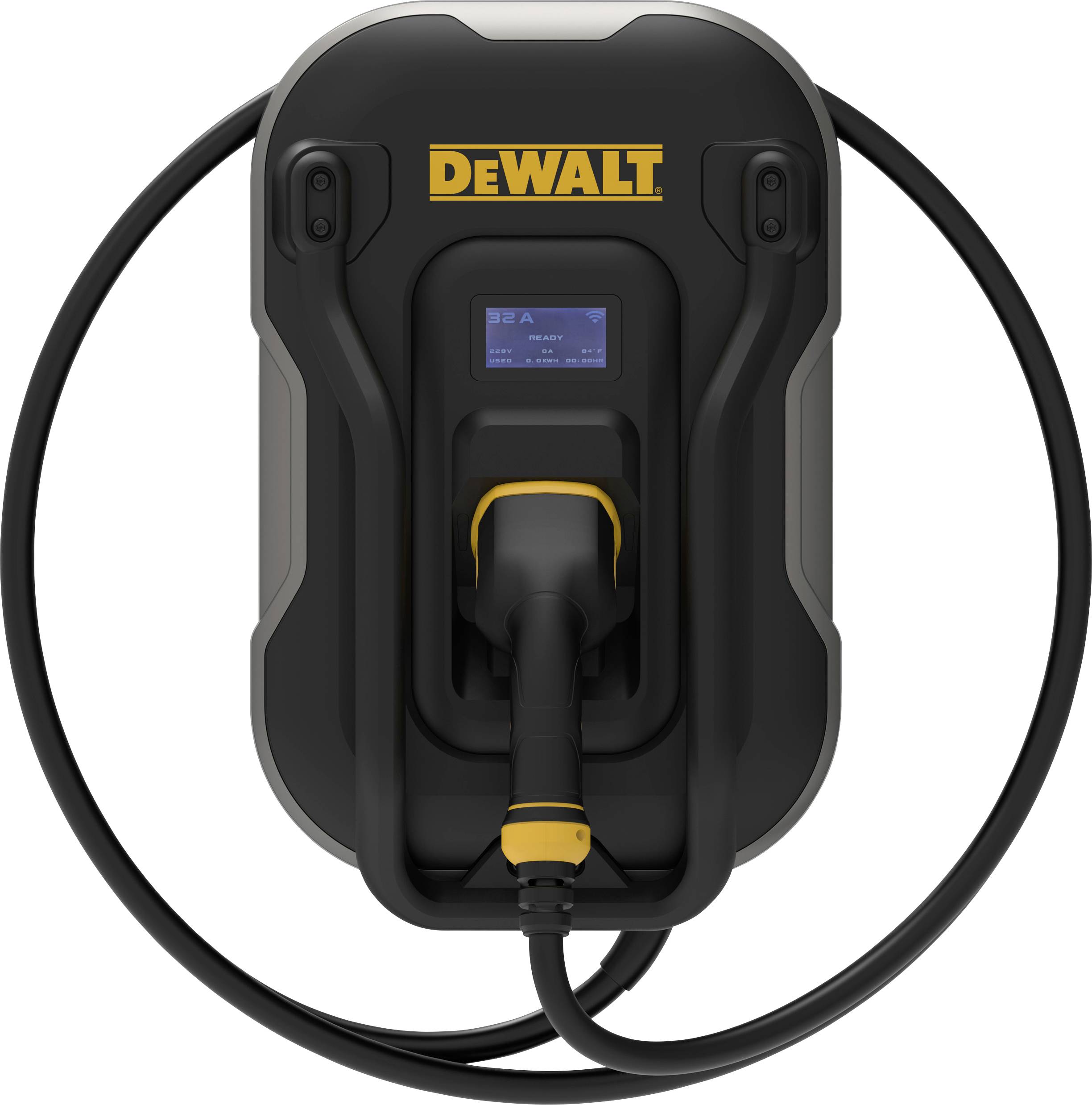 DEWALT EV200D-32W-22C nabíjecí stanice Wallbox typ 2, Mode 3 , 32 A, 22 kW, RFID, App, EV200D-32W-22C-0