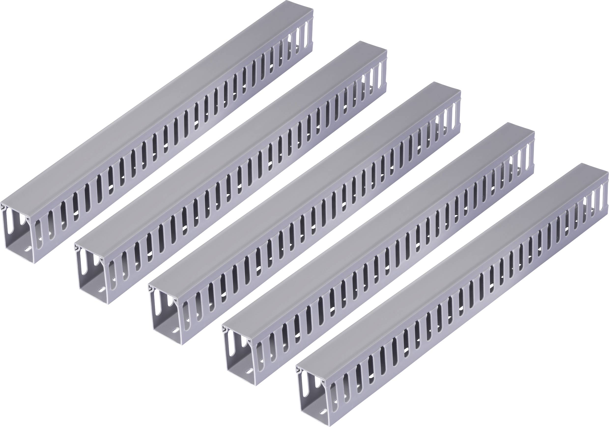 Sygonix SY-6801164 vodicí lišta (d x š x v) 2000 x 40 x 60 mm 5 ks šedá-0