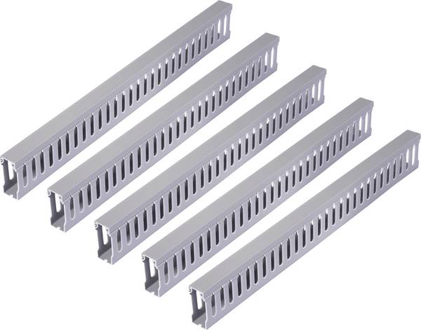 Sygonix SY-6801166 vodicí lišta  (d x š x v) 2000 x 25 x 60 mm 5 ks šedá