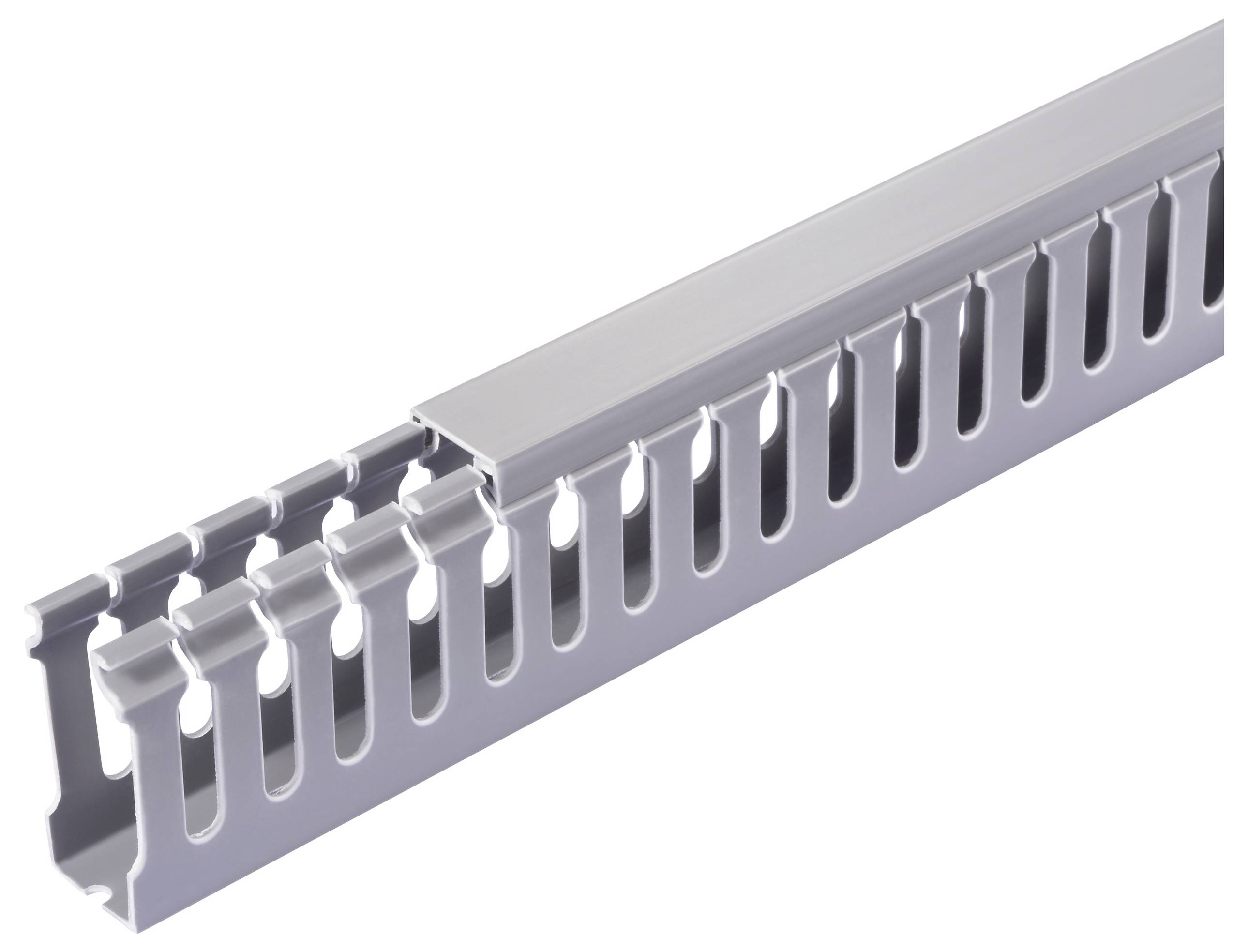 Sygonix SY-6801166 vodicí lišta (d x š x v) 2000 x 25 x 60 mm 5 ks šedá-1