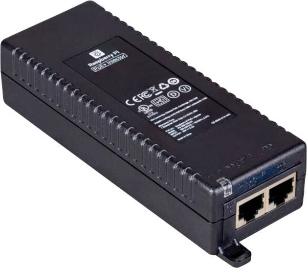 Raspberry Pi® SC1677 PoE injektor 10 / 100 / 1000 MBit/s IEEE 802.3af (12.95 W), IEEE 802.3at (25.5 W)