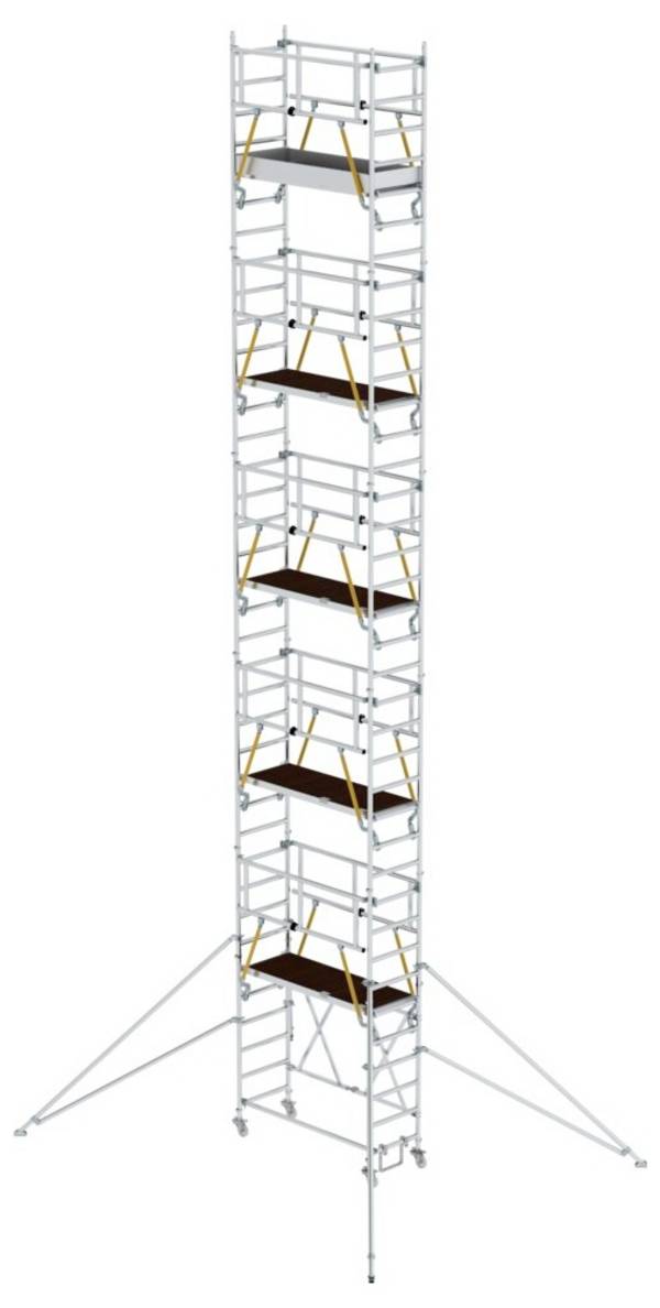 MUNK Günzburger Steigtechnik 115194  hliník skládací lešení  max.prac. výška: 11.89 cm