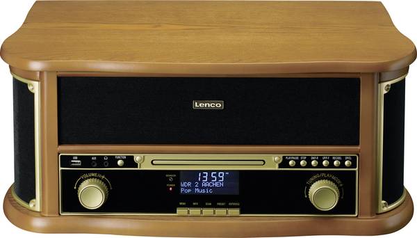 Lenco TCD-2571WD gramofon  dřevo