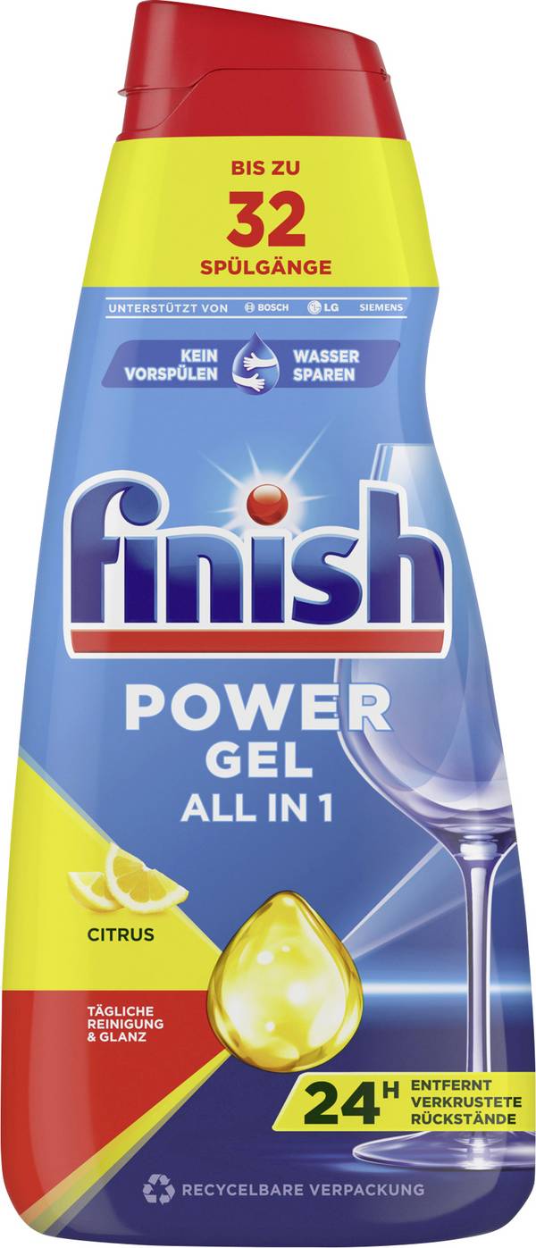 Finish přesný čistič Power Gel Citrus 495083900 3286709 650 ml
