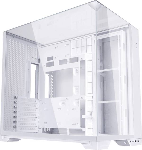 Lian Li Lian Li O11 Vision Compact, Midi-Tower, E-ATX, Tempered Glass - weiß midi tower PC skříň, herní pouzdro, pouzdro  bílá