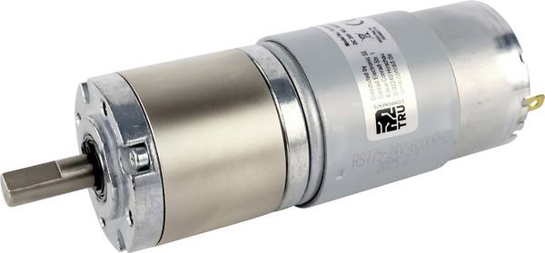 TRU COMPONENTS stejnosměrný elektromotor převodový TC-NPG24209, TC-13609536, 24 V/DC, 3.8 A, 0.9 Nm, 265 ot./min, hriadeľ 8 mm, 1 ks