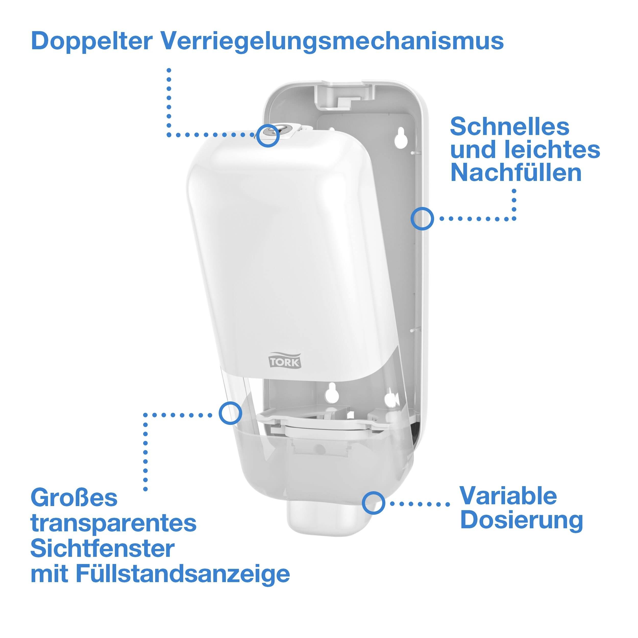 TORK S4 564500 zásobník na mýdlo bílá-2