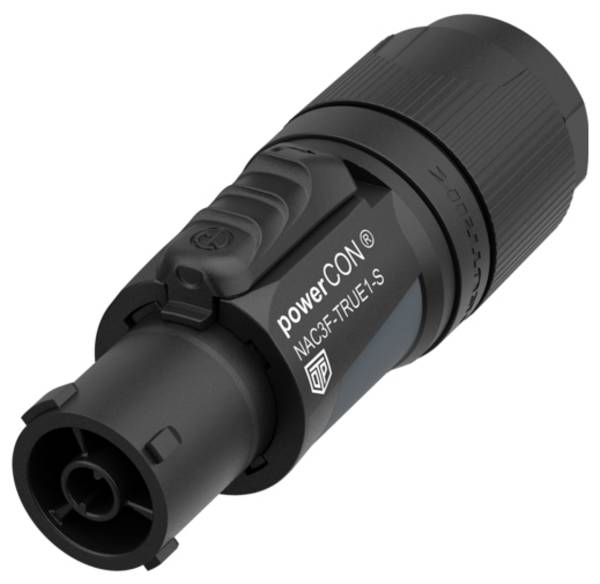 Neutrik NAC3F-TRUE1-S Zásuvka powerCON zásuvka Počet kontaktů: 2 + PE 16 A černá 1 ks Piece