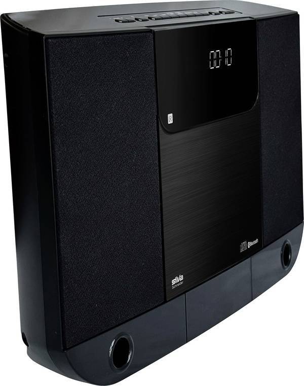Silva Schneider SMV 800 BT stereo systém CD, FM, Bluetooth,  2 x 5 W černá