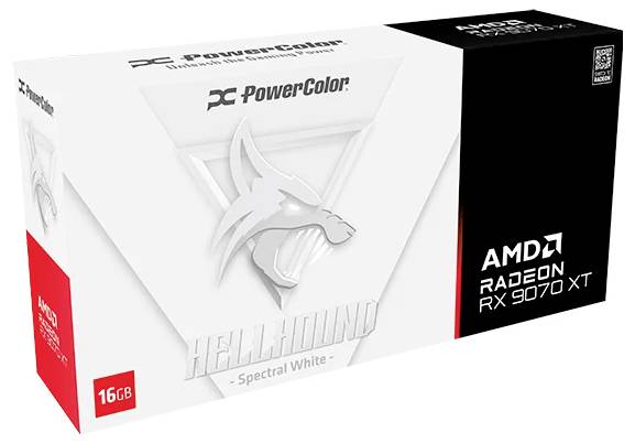 Powercolor grafická karta AMD Radeon RX 9070XT 16 GB GDDR6 VRAM PCIe x16 HDMI™, DisplayPort AMD FreeSync , přetaktovaná-6