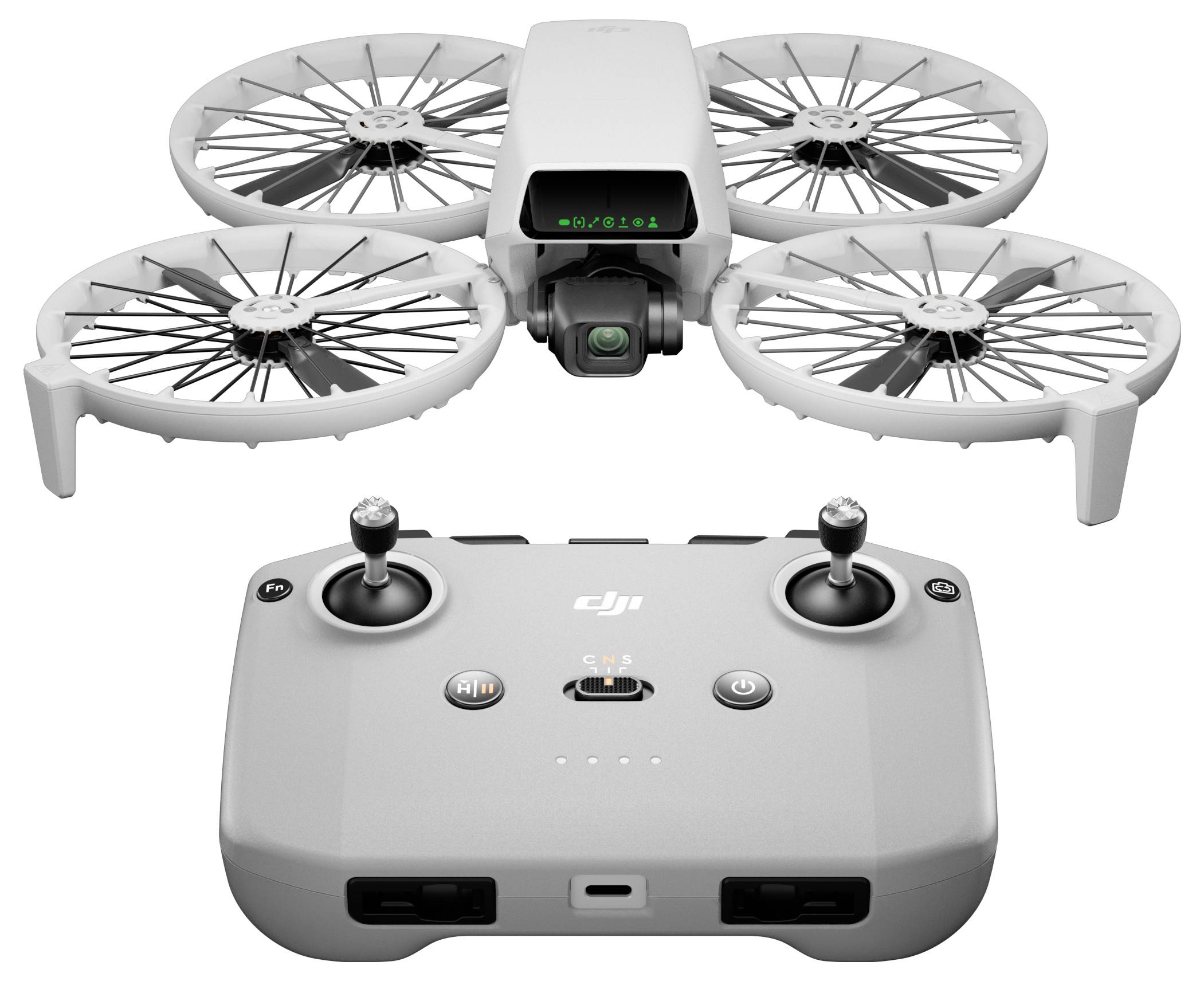 DJI Flip (DJI RC-N3) dron 100% RtR s kamerou černá, bílá-8