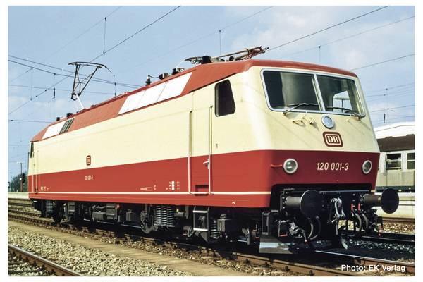 Fleischmann 7570059 N E-lokomotiva 120 001-3 značky DB