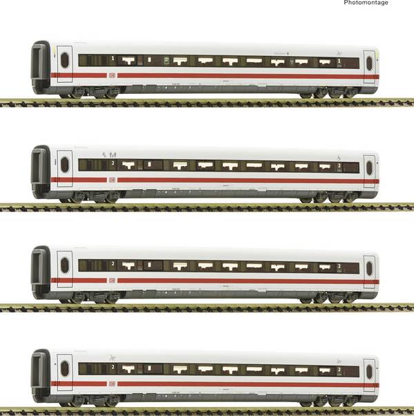 Fleischmann 7760004 Sada N 4 ks: Doplňkový vůz k ICE 2 (BR 402) značky DB AG