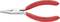 Červené ruční kleště s nápisem 'KNIPEX', 'Chrom-Vanadium', '37/13/125', 'Vyrobeno v Německu', zobrazující přední čelisti.