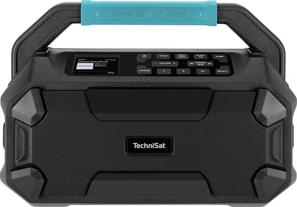 TechniSat VIOLA 231 OD 0000/2967 odolné rádio, DAB+, FM, DAB+, FM, Bluetooth, voděodolné, černá