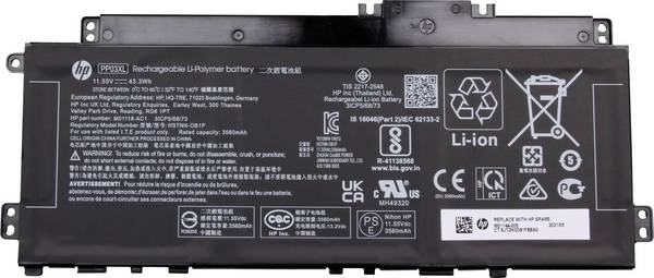 HP akumulátor do notebooku Akku M01118-AC1 11.55 V 3750 mAh HP