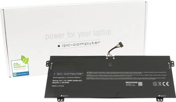 ipc-computer akumulátor do notebooku Akku L16C4PB1 REPLACE 7.70 V 6400 mAh IPC-Computer