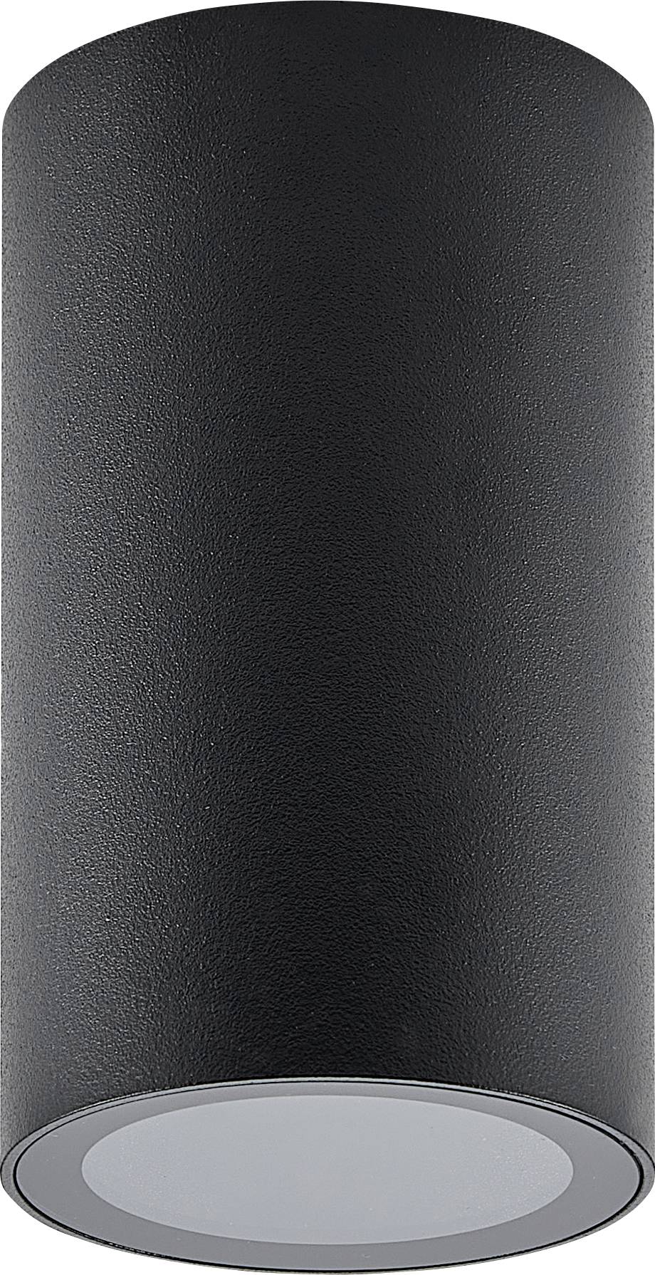 Deko Light 348244 Can IP44, 1x 7,5 W GU10, Schwarz Stropní svítidlo GU10 7.5 W černá