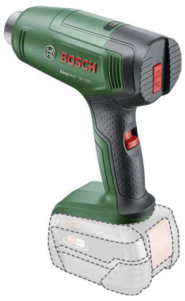 Bosch Home and Garden EasyHeat 18V-500 Akumulátorové horkovzdušné dmychadlo 06032A8000