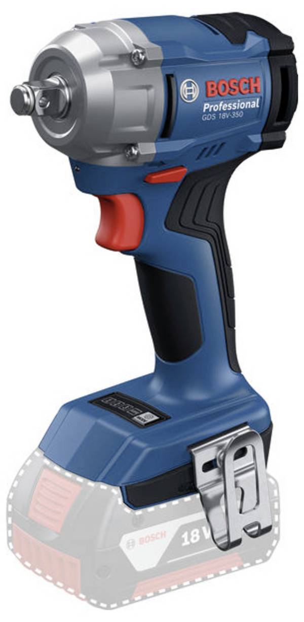 Bosch Professional GDS 18V-350 aku rázový utahovák, 18 V  bezkartáčové, 06019M5000
